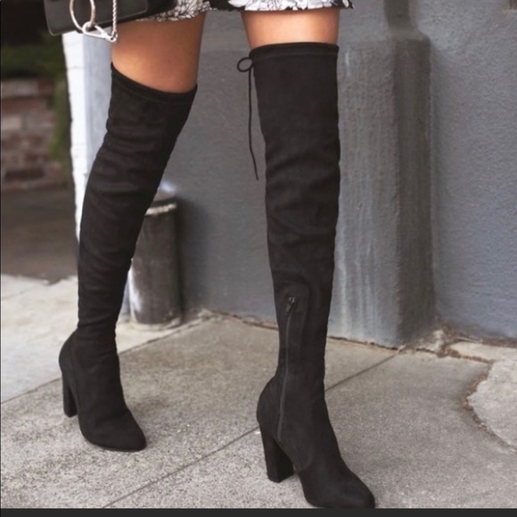 Unisa Shoes | Unisa | Undedrii Black Over The Knee Heel Boot Womens 9 | Color: Black | Size: 9 | Pm-83779143's Closet